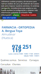 Mobile Screenshot of farmaciabergua.com